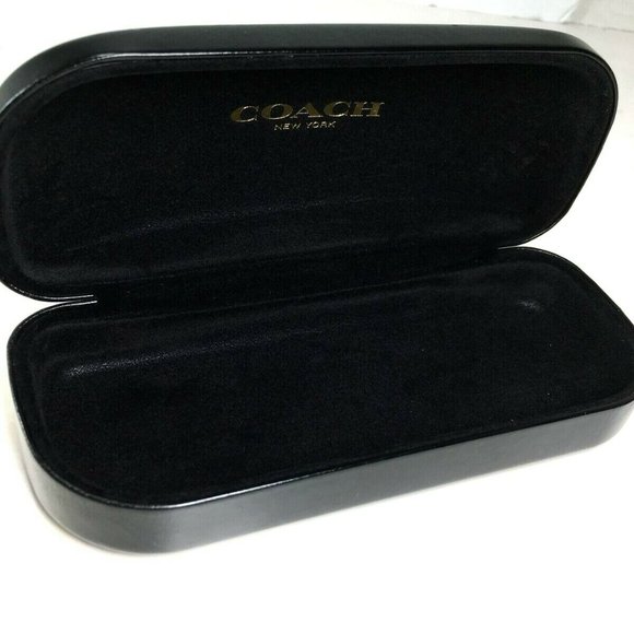 Coach Black Hard Eyeglass Case - Picture 3 of 12
